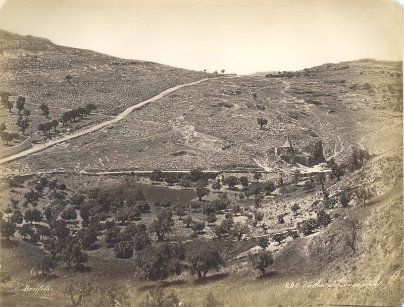 Vallée de Josaphat, by Felix Bonfils ca. 1870